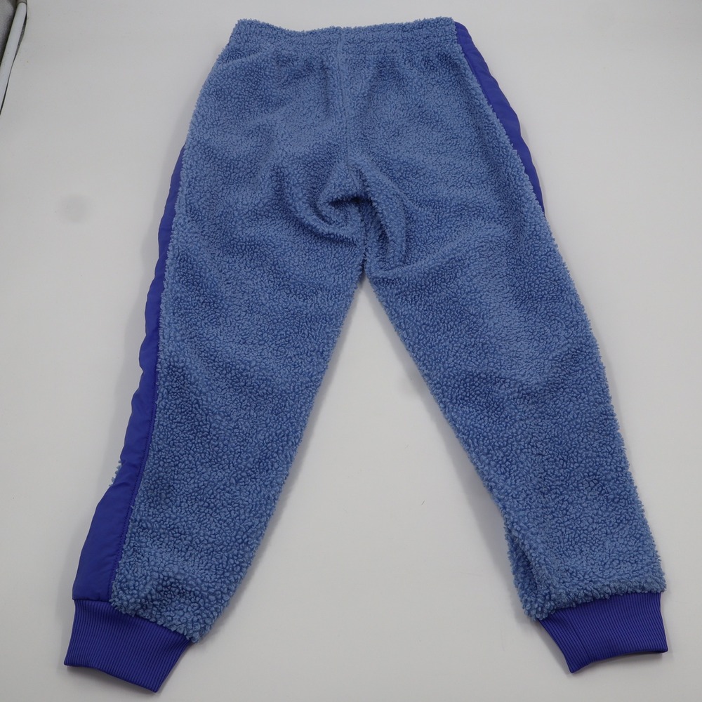 Nike Sherpa Fleece Joggers Womens Medium Blue High Pile Tapered Sweatpants - Picture 10 of 13